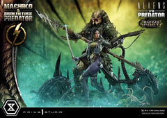 Aliens vs. Predator (Comic) Ultimate Premium Masterline Statue 1/4 Machiko & Broken Tusk Predator DX Bonus Version 84 cm 4582647125323