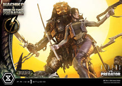 Aliens vs. Predator (Comic) Ultimate Premium Masterline Statue 1/4 Machiko & Broken Tusk Predator DX Bonus Version 84 cm 4582647125323
