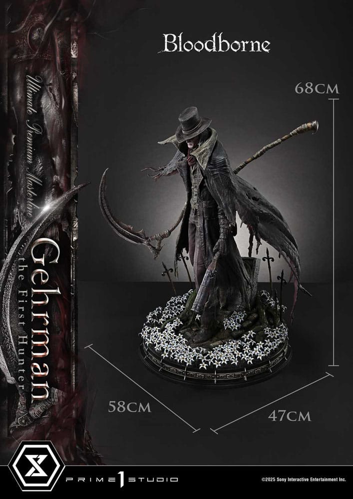 Bloodborne Ultimate Premium Masterline Series Statue 1/4 Gehrman Bonus Version 68 cm 4582647121806