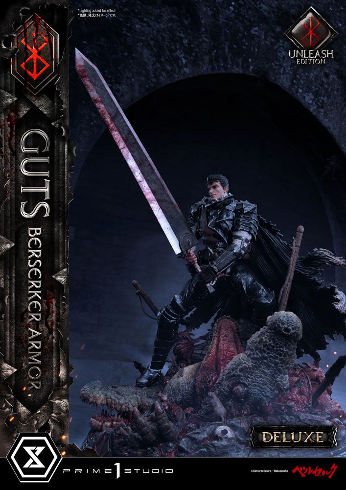 Berserk Statue 1/4 Guts Berserker Armor Unleash Edition Deluxe Version 91 cm 4582535948553