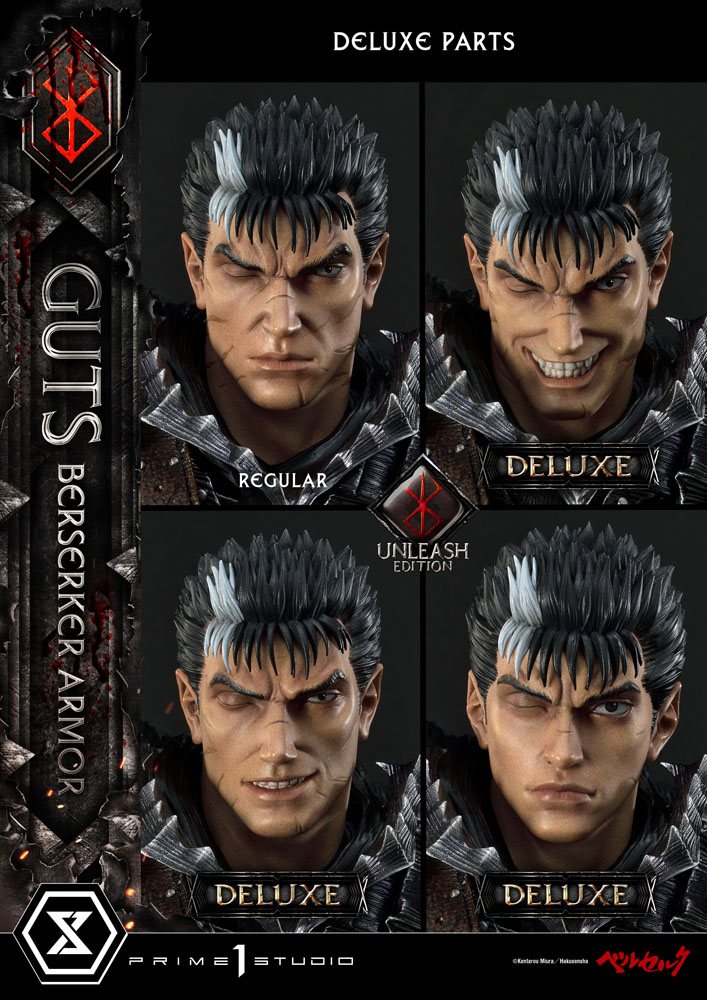 Berserk Statue 1/4 Guts Berserker Armor Unleash Edition Deluxe Version 91 cm 4582535948553