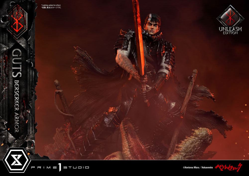 Berserk Statue 1/4 Guts Berserker Armor Unleash Edition Deluxe Version 91 cm 4582535948553