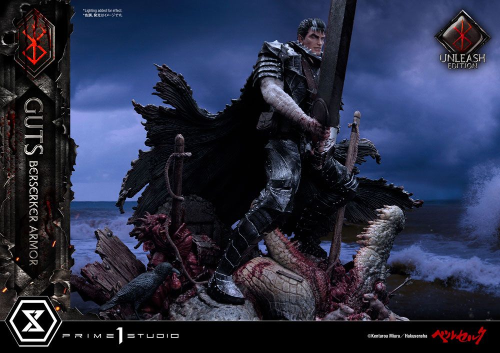 Berserk Statue 1/4 Guts Berserker Armor Unleash Edition Deluxe Version 91 cm 4582535948553