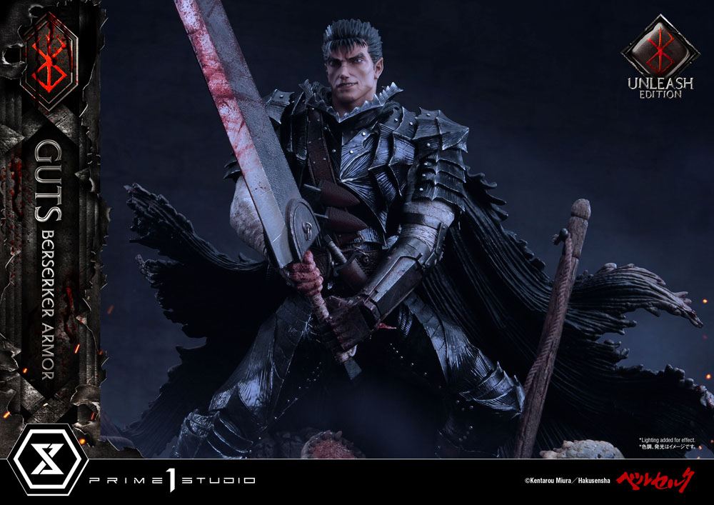 Berserk Statue 1/4 Guts Berserker Armor Unleash Edition Deluxe Version 91 cm 4582535948553