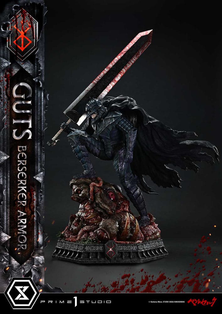 Berserk Ultimate Premium Masterline Series Statue 1/4 Guts, Berserker Armor Grunbeld vs. Guts 94 cm  4582647122636