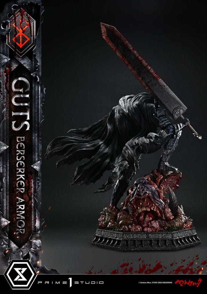 Berserk Ultimate Premium Masterline Series Statue 1/4 Guts, Berserker Armor Grunbeld vs. Guts 94 cm  4582647122636