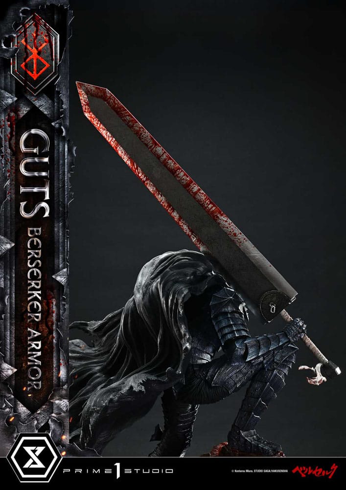 Berserk Ultimate Premium Masterline Series Statue 1/4 Guts, Berserker Armor Grunbeld vs. Guts 94 cm  4582647122636