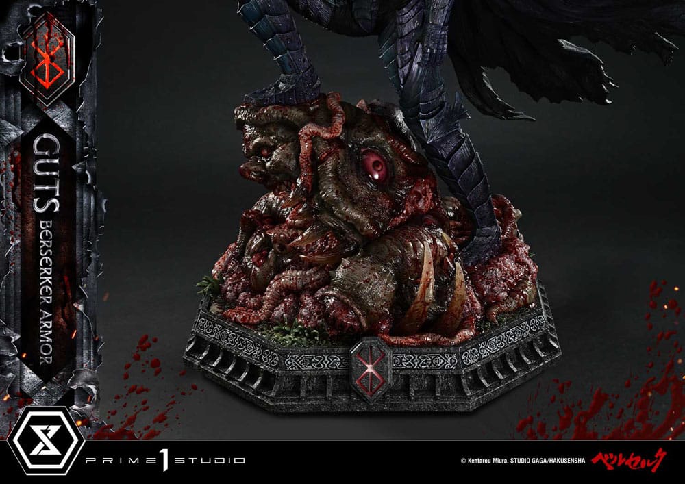 Berserk Ultimate Premium Masterline Series Statue 1/4 Guts, Berserker Armor Grunbeld vs. Guts 94 cm  4582647122636