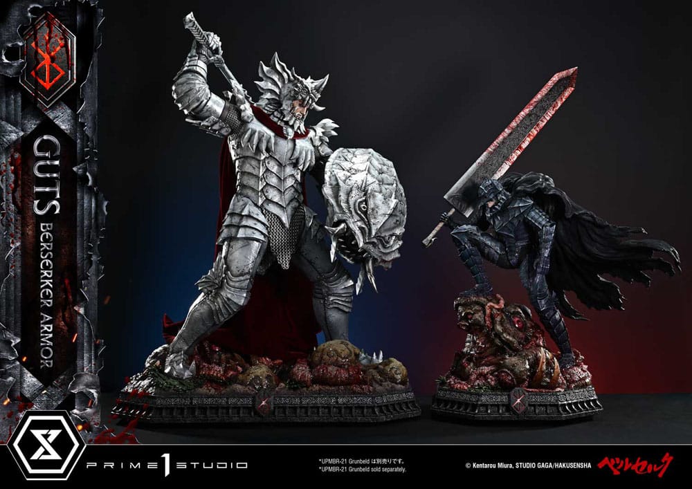 Berserk Ultimate Premium Masterline Series Statue 1/4 Guts, Berserker Armor Grunbeld vs. Guts 94 cm  4582647122636