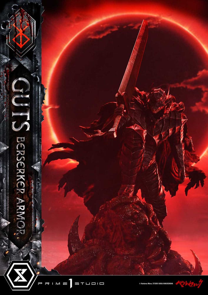 Berserk Ultimate Premium Masterline Series Statue 1/4 Guts, Berserker Armor Grunbeld vs. Guts 94 cm  4582647122636