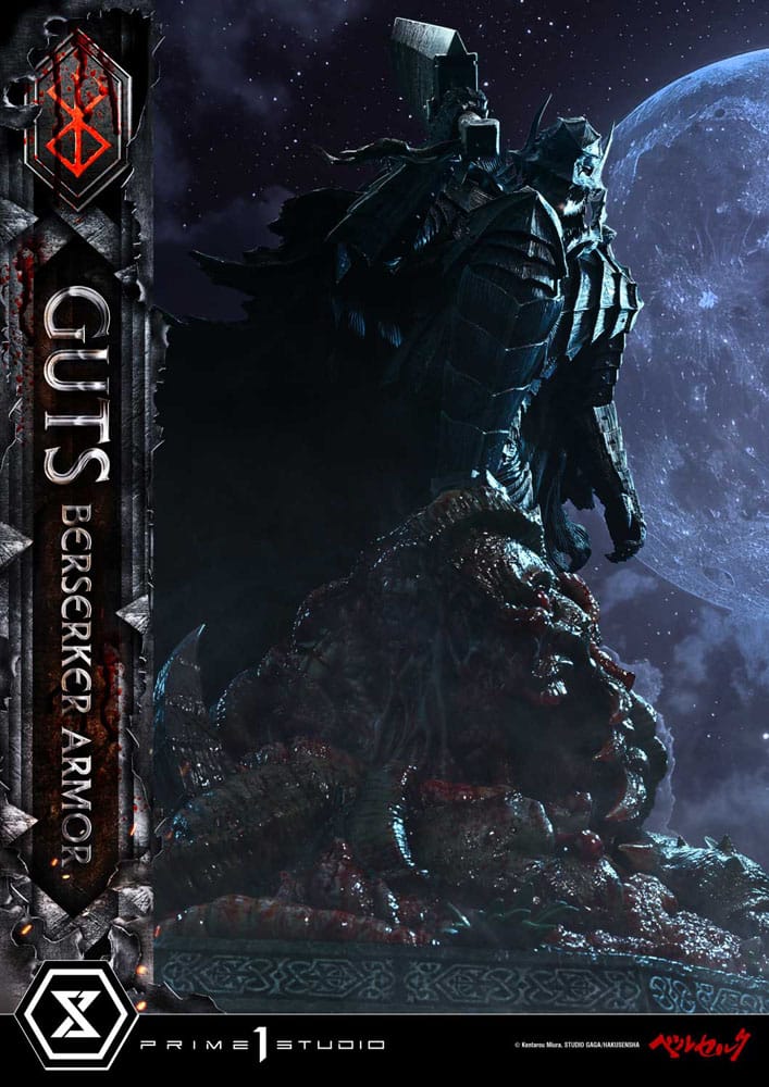Berserk Ultimate Premium Masterline Series Statue 1/4 Guts, Berserker Armor Grunbeld vs. Guts 94 cm  4582647122636
