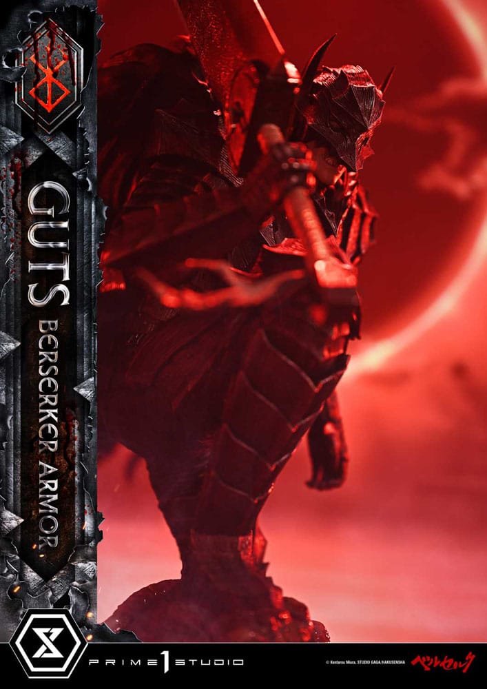 Berserk Ultimate Premium Masterline Series Statue 1/4 Guts, Berserker Armor Grunbeld vs. Guts 94 cm  4582647122636