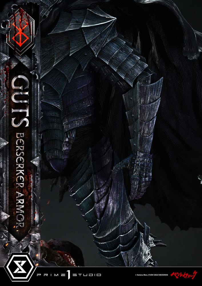 Berserk Ultimate Premium Masterline Series Statue 1/4 Guts, Berserker Armor Grunbeld vs. Guts 94 cm  4582647122636