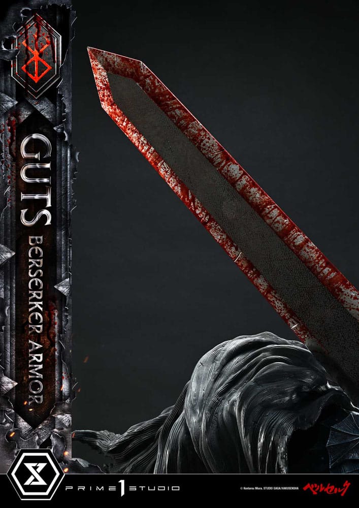 Berserk Ultimate Premium Masterline Series Statue 1/4 Guts, Berserker Armor Grunbeld vs. Guts 94 cm  4582647122636