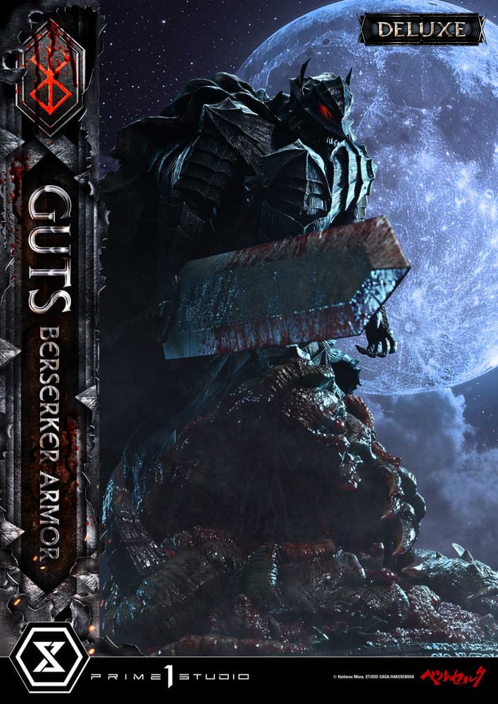 Berserk Ultimate Premium Masterline Series Statue 1/4 Guts, Berserker Armor Grunbeld vs. Guts Deluxe Version 94 cm  4582647122643