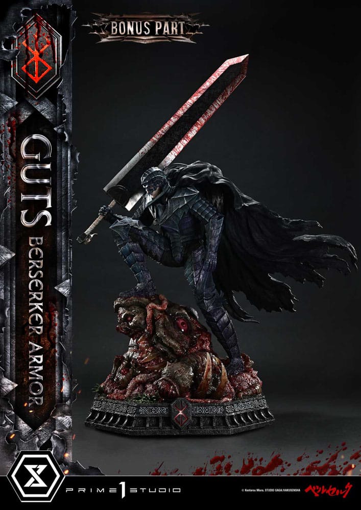 Berserk Ultimate Premium Masterline Series Statue 1/4 Guts, Berserker Armor Grunbeld vs. Guts Deluxe Bonus Version 94 cm  4582647122650