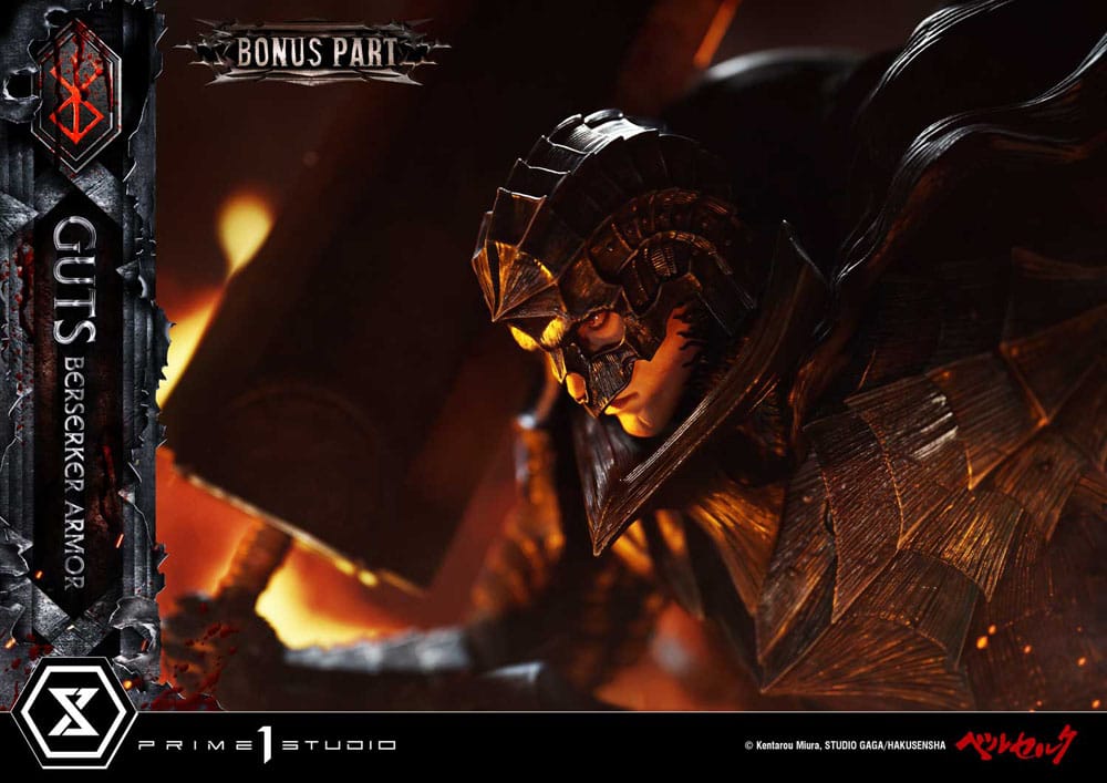 Berserk Ultimate Premium Masterline Series Statue 1/4 Guts, Berserker Armor Grunbeld vs. Guts Deluxe Bonus Version 94 cm  4582647122650