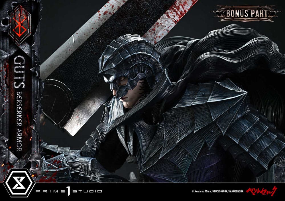 Berserk Ultimate Premium Masterline Series Statue 1/4 Guts, Berserker Armor Grunbeld vs. Guts Deluxe Bonus Version 94 cm  4582647122650