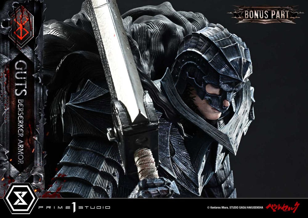 Berserk Ultimate Premium Masterline Series Statue 1/4 Guts, Berserker Armor Grunbeld vs. Guts Deluxe Bonus Version 94 cm  4582647122650