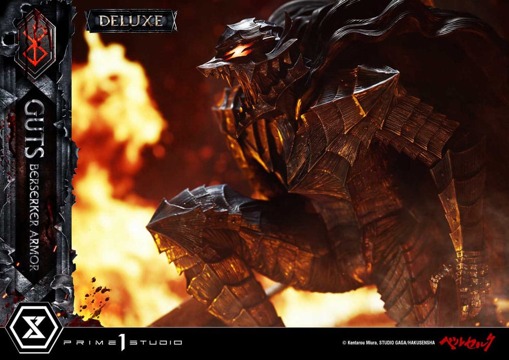 Berserk Ultimate Premium Masterline Series Statue 1/4 Guts, Berserker Armor Grunbeld vs. Guts Deluxe Bonus Version 94 cm  4582647122650