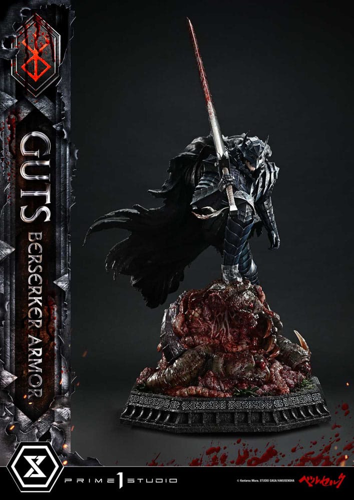 Berserk Ultimate Premium Masterline Series Statue 1/4 Guts, Berserker Armor Grunbeld vs. Guts Deluxe Bonus Version 94 cm  4582647122650