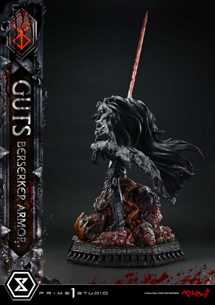 Berserk Ultimate Premium Masterline Series Statue 1/4 Guts, Berserker Armor Grunbeld vs. Guts Deluxe Bonus Version 94 cm  4582647122650