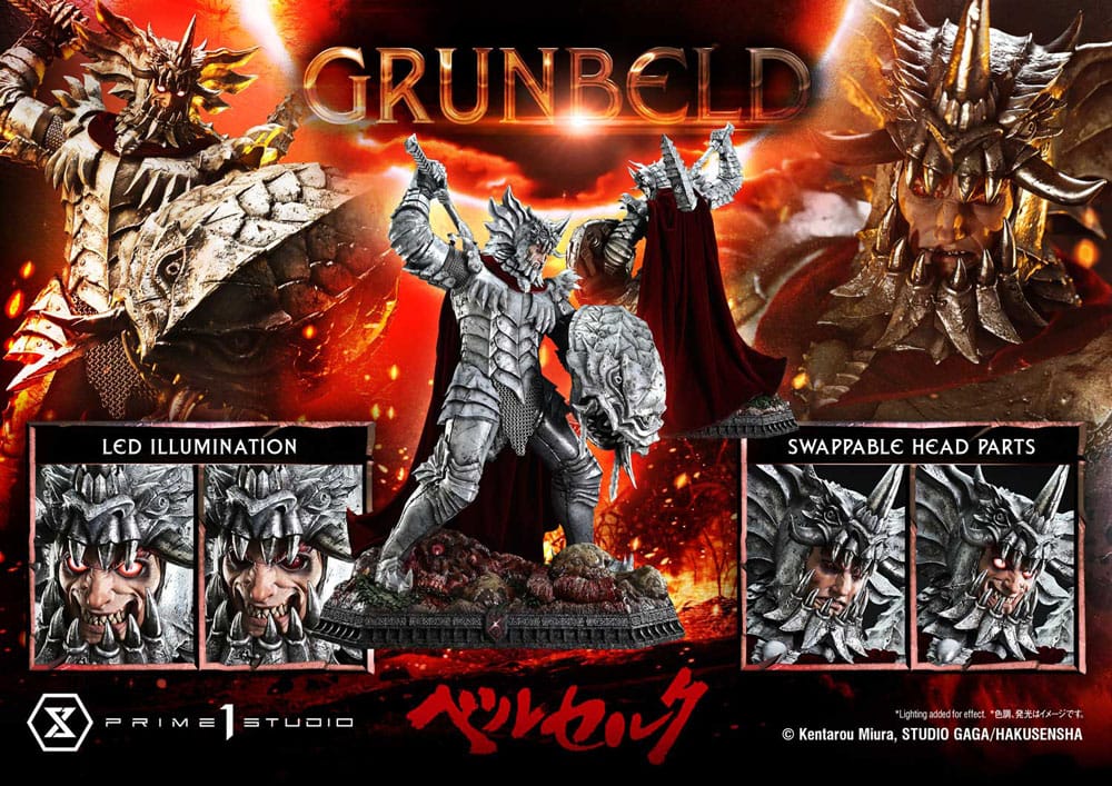 Berserk Ultimate Premium Masterline Series Statue 1/4 Grunbeld Grunbeld vs. Guts Bonus Version 107 cm  4582647122667
