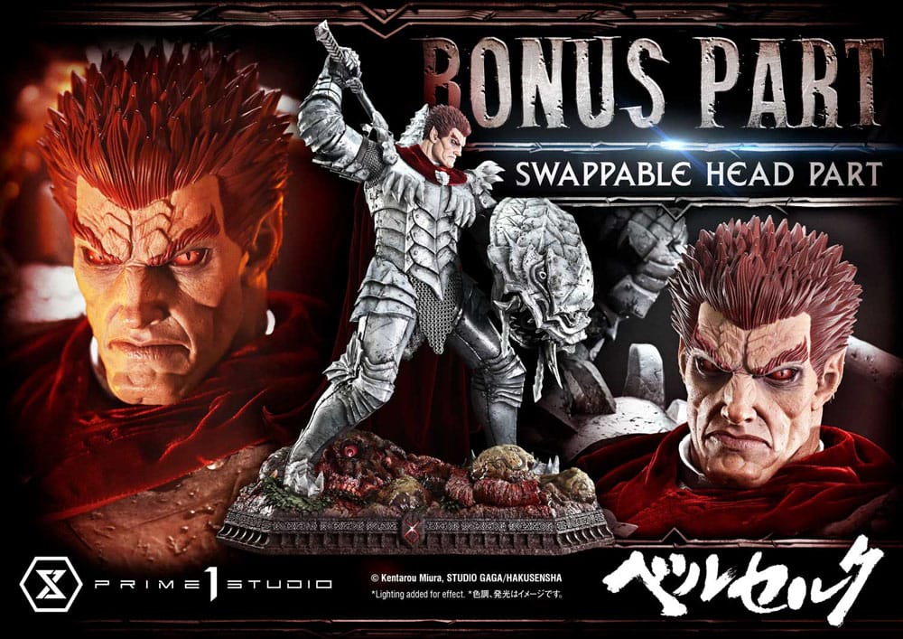 Berserk Ultimate Premium Masterline Series Statue 1/4 Grunbeld Grunbeld vs. Guts Bonus Version 107 cm  4582647122674