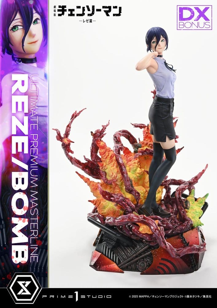 Chainsaw Man Ultimate Premium Masterline Series Statue 1/4 The Movie: Reze Arc REZE/BOMB DX Bonus Version 56 cm 4582647125552
