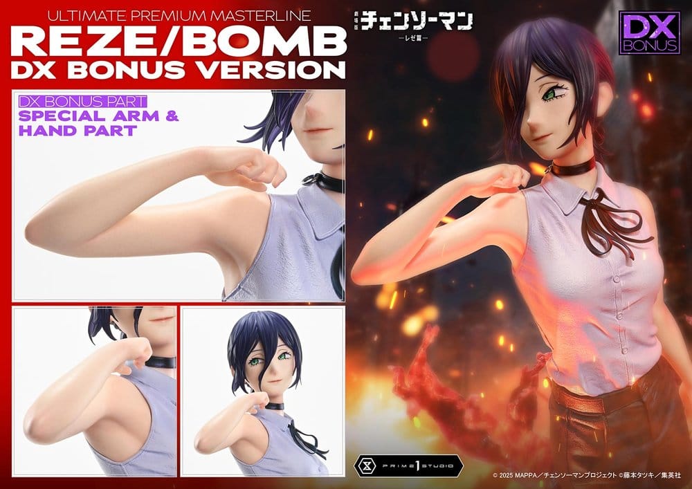 Chainsaw Man Ultimate Premium Masterline Series Statue 1/4 The Movie: Reze Arc REZE/BOMB DX Bonus Version 56 cm 4582647125552