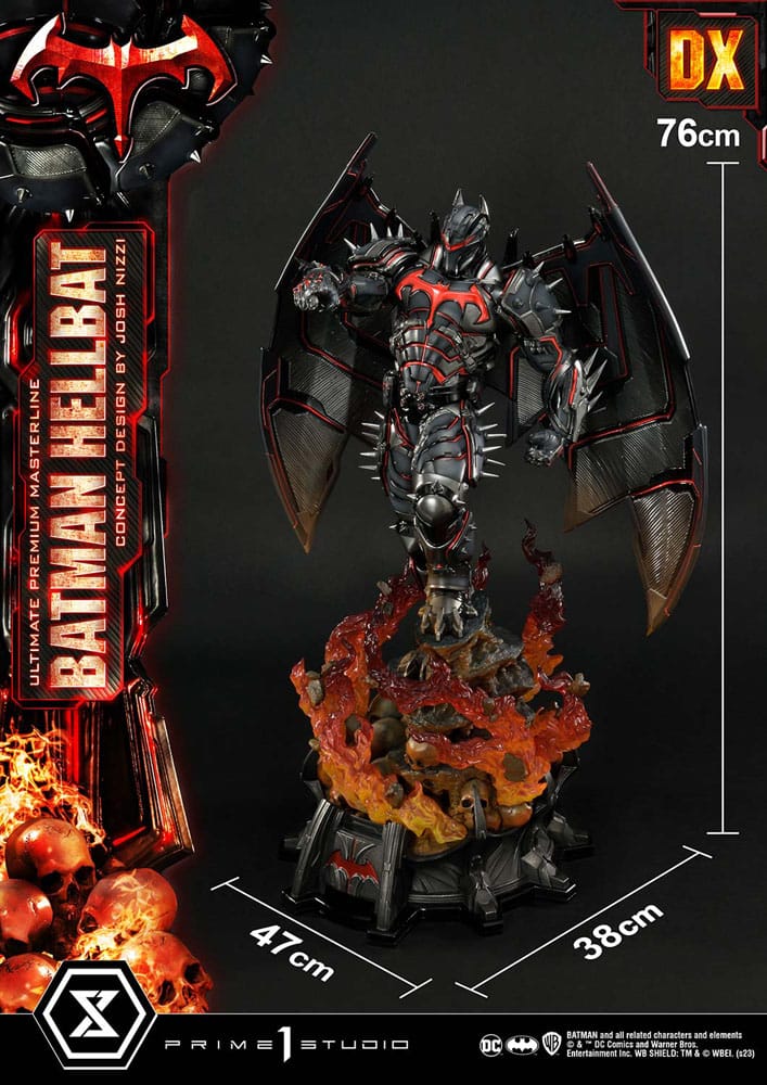 Batman Ultimate Premium Masterline Series Statue Hellbat Concept Design by Josh Nizzi Deluxe Version 76 cm 4580708048284