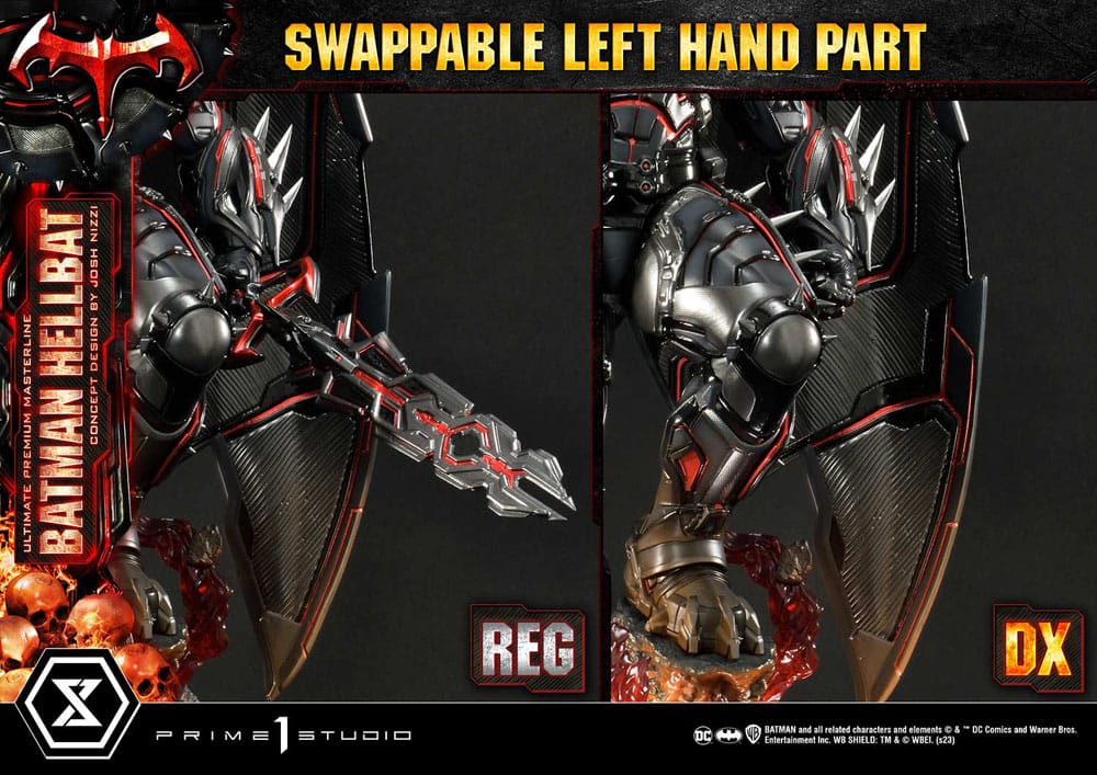 Batman Ultimate Premium Masterline Series Statue Hellbat Concept Design by Josh Nizzi Deluxe Bonus Version 76 cm 4580708048291
