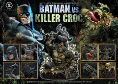 Batman Ultimate Premium Masterline Series Statue Batman Versus Killer Croc 71 cm 4580708048451