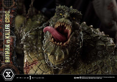 Batman Ultimate Premium Masterline Series Statue Batman Versus Killer Croc 71 cm 4580708048451