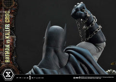 Batman Ultimate Premium Masterline Series Statue Batman Versus Killer Croc 71 cm 4580708048451