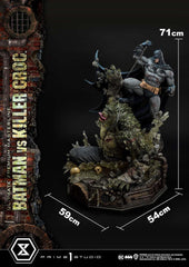Batman Ultimate Premium Masterline Series Statue Batman Versus Killer Croc Deluxe Version 71 cm 4580708048468
