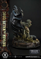 Batman Ultimate Premium Masterline Series Statue Batman Versus Killer Croc Deluxe Version 71 cm 4580708048468