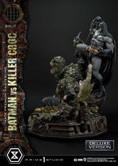 Batman Ultimate Premium Masterline Series Statue Batman Versus Killer Croc Deluxe Version 71 cm 4580708048468