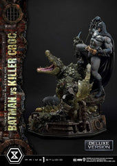 Batman Ultimate Premium Masterline Series Statue Batman Versus Killer Croc Deluxe Version 71 cm 4580708048468