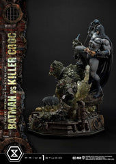 Batman Ultimate Premium Masterline Series Statue Batman Versus Killer Croc Deluxe Version 71 cm 4580708048468