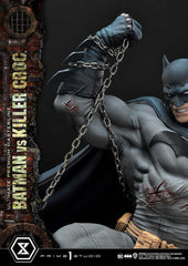 Batman Ultimate Premium Masterline Series Statue Batman Versus Killer Croc Deluxe Version 71 cm 4580708048468