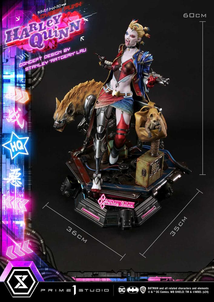 Batman Ultimate Premium Masterline Series Statue Cyberpunk Harley Quinn 60 cm 4580708048826