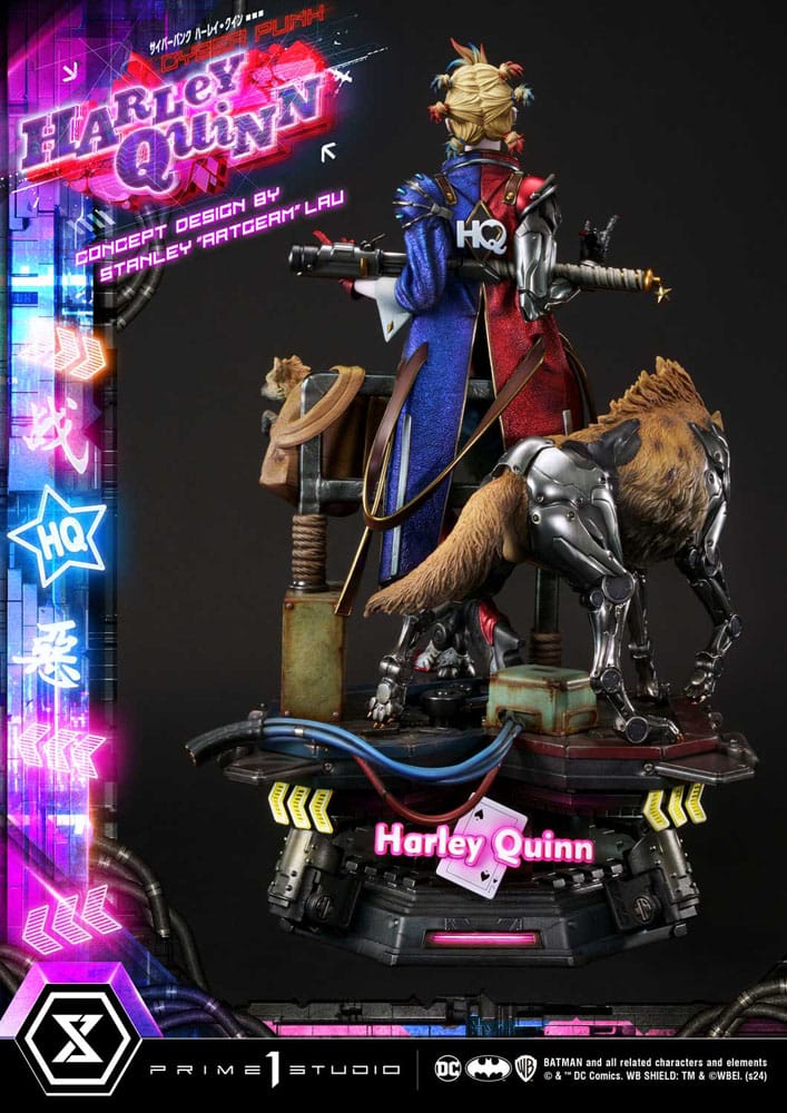Batman Ultimate Premium Masterline Series Statue Cyberpunk Harley Quinn 60 cm 4580708048826
