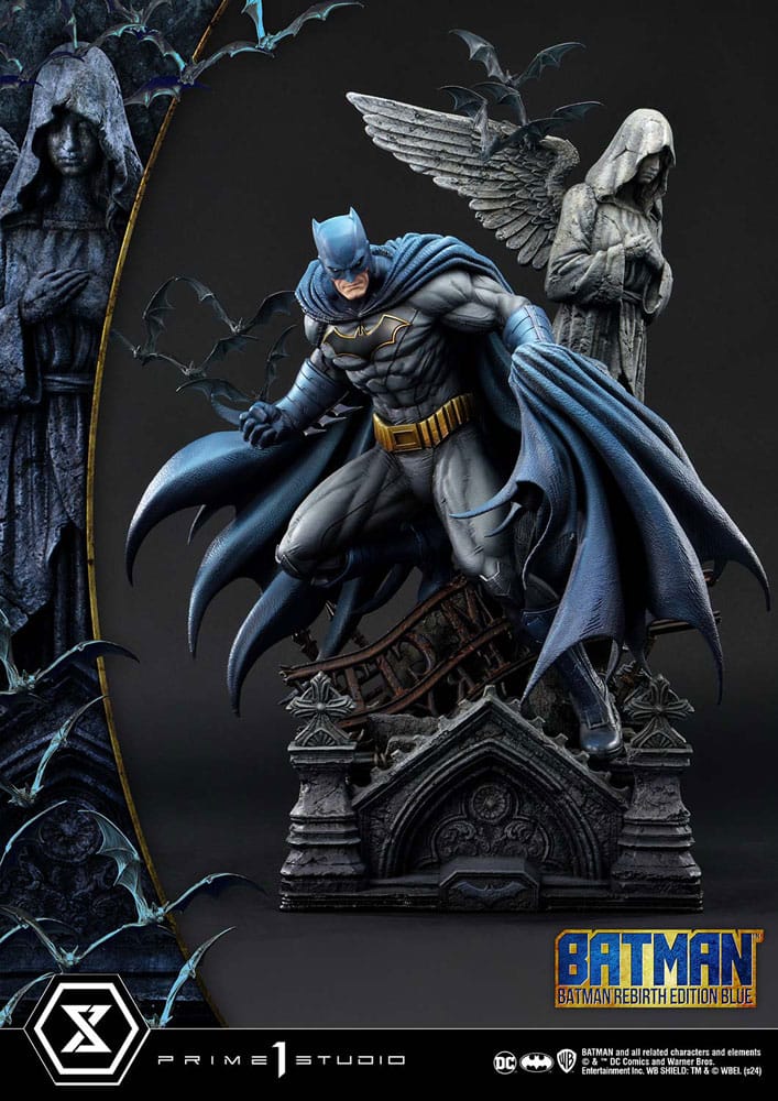 Batman Ultimate Premium Masterline Series Statue 1/4 Batman Rebirth Edition Blue 71 cm 4580708049816