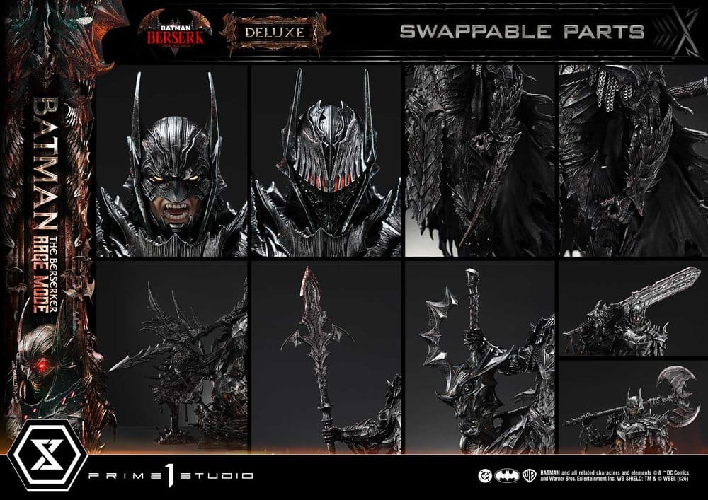 DC Comics Ultimate Premium Masterline Series Statue 1/4 Batman (Comics) Batman: The Berserker Rage Mode Deluxe Version 93 cm  4582647123640