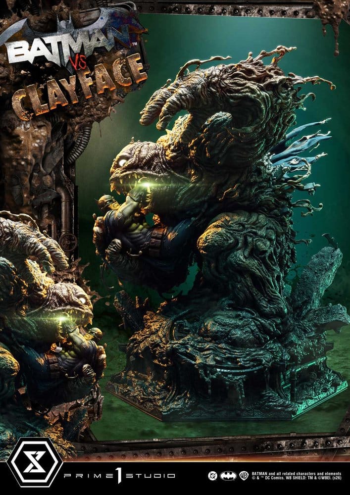 DC Comics Ultimate Premium Masterline Series Statue 1/4 Batman VS Clayface 83 cm 4582647125521