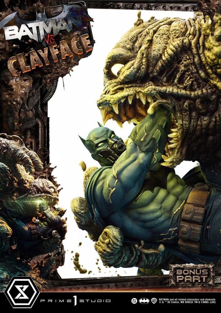DC Comics Ultimate Premium Masterline Series Statue 1/4 Batman VS Clayface DX Bonus Version 83 cm 4582647125545