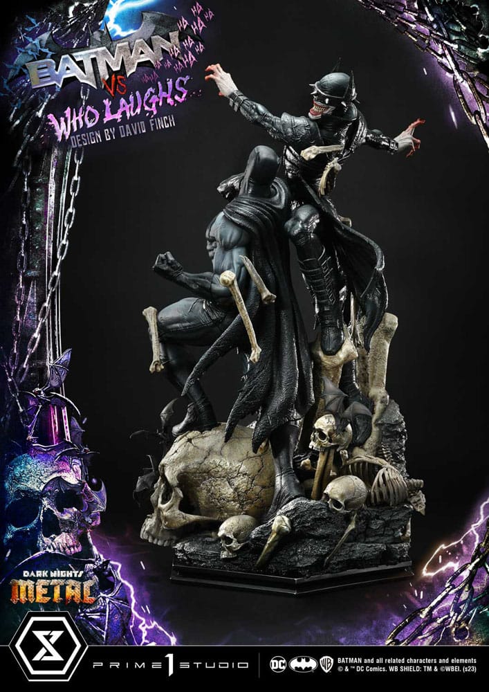 Dark Nights: Metal Ultimate Premium Masterline Series Statue 1/4 Batman VS Batman Who Laughs 67 cm 4580708048727