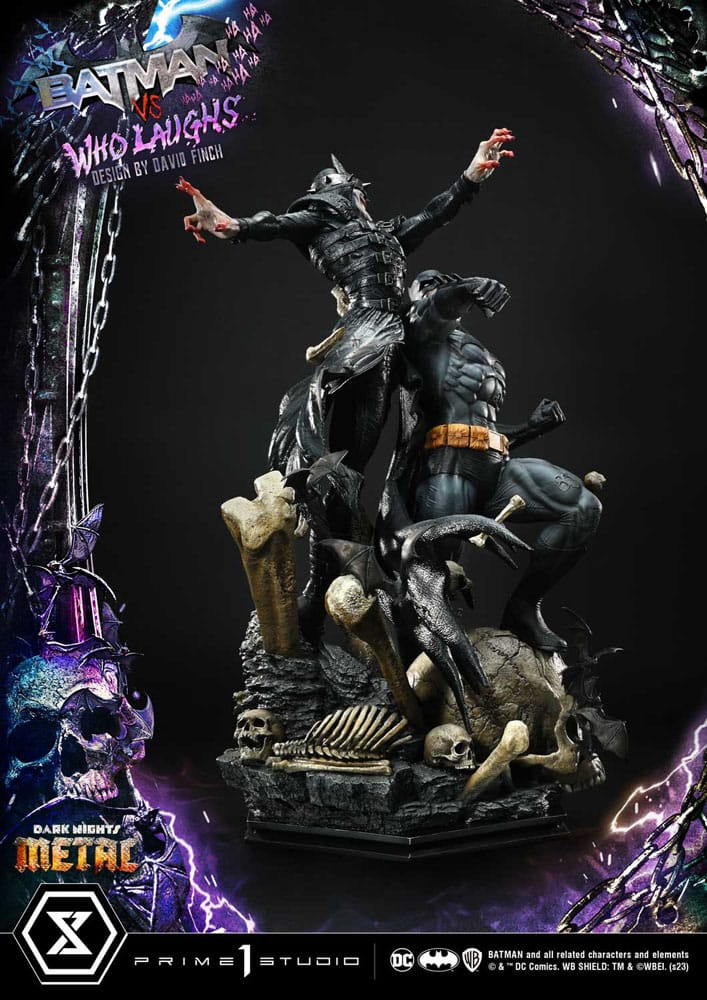 Dark Nights: Metal Ultimate Premium Masterline Series Statue 1/4 Batman VS Batman Who Laughs 67 cm 4580708048727