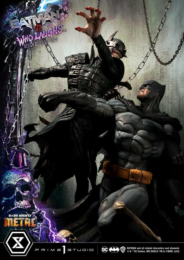 Dark Nights: Metal Ultimate Premium Masterline Series Statue 1/4 Batman VS Batman Who Laughs 67 cm 4580708048727